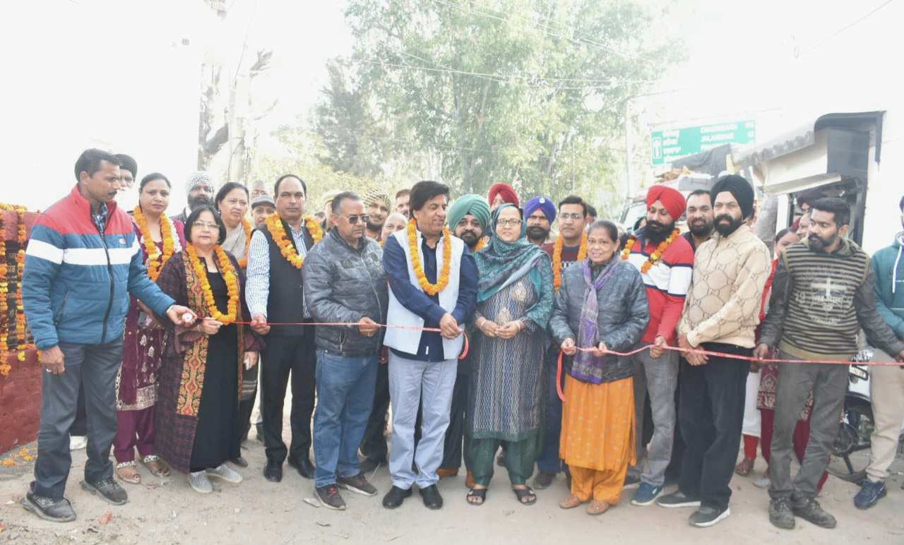 MLA Jimpa inaugurated the construction work of streets in Ward No. 50